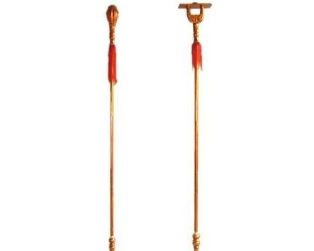 Props of small flag used by scouts.
